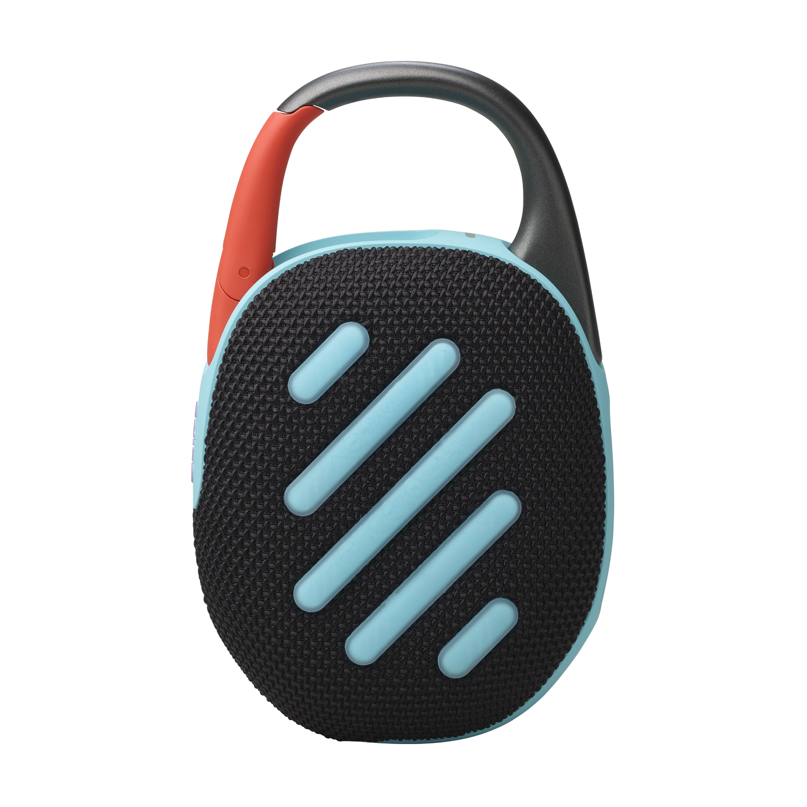 JBL Clip 5 - Black and Orange - Ultra-portable waterproof speaker - Back